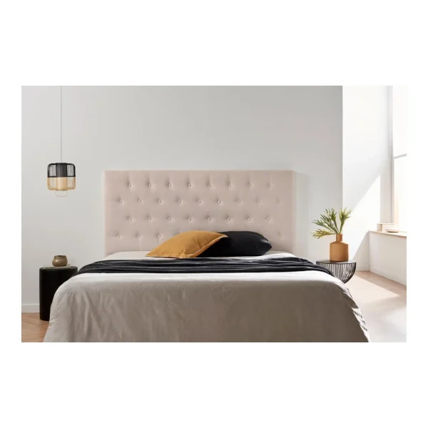 MOONIA-TÊTE DE LIT TAPISSÉE FERRARA AQUALINE 160 X 120 X 8 Cm site soldes 3