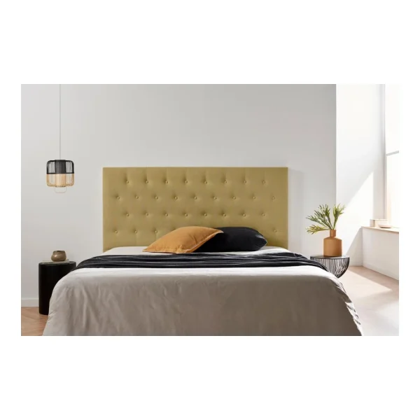MOONIA-TÊTE DE LIT TAPISSÉE FERRARA AQUALINE 90 X 120 X 8 Cm boutique en ligne france 3