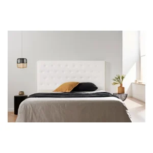 mode pas cher MOONIA-TÊTE DE LIT TAPISSÉE FERRARA SIMILI CUIR 100 X 120 X 8 Cm 8