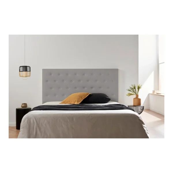 achetez MOONIA-TÊTE DE LIT TAPISSÉE FERRARA SIMILI CUIR 115 X 120 X 8 Cm 3