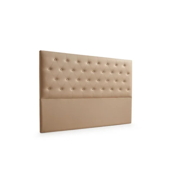 meilleure qualité MOONIA-TÊTE DE LIT TAPISSÉE FERRARA SIMILI CUIR 130 X 120 X 8 Cm 4