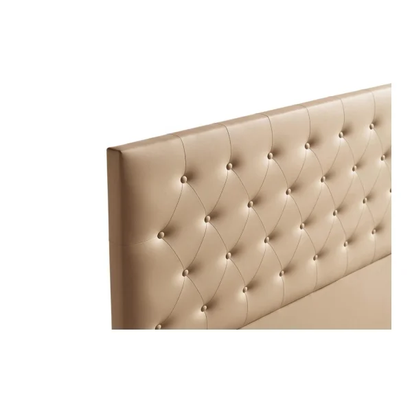 meilleure qualité MOONIA-TÊTE DE LIT TAPISSÉE FERRARA SIMILI CUIR 130 X 120 X 8 Cm 5