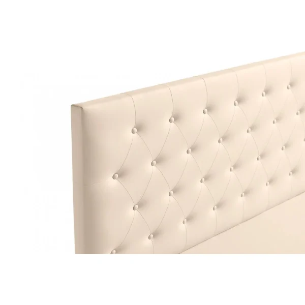 vente en ligne pas cher MOONIA-TÊTE DE LIT TAPISSÉE FERRARA SIMILI CUIR 145 X 120 X 8 Cm 5