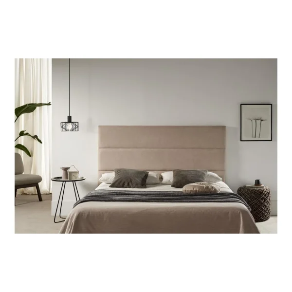 MOONIA-TÊTE DE LIT TAPISSÉE GENOVA AQUALINE 100 X 120 X 8 Cm destockage 3