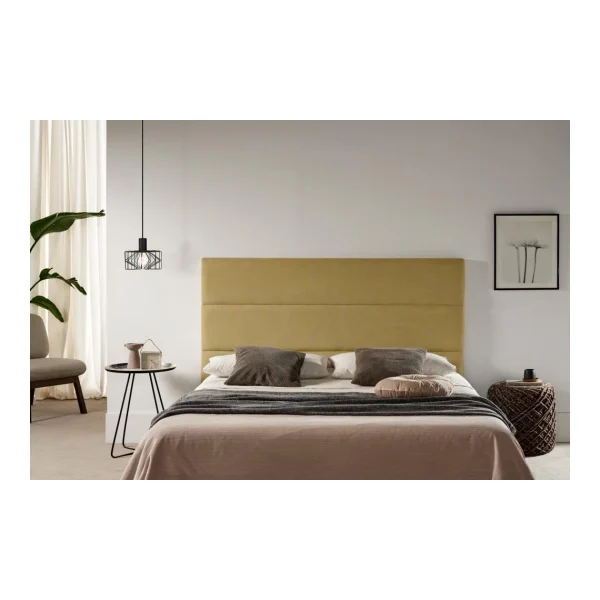 MOONIA-TÊTE DE LIT TAPISSÉE GENOVA AQUALINE 115 X 120 X 8 Cm magasin 3