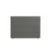 MOONIA-TÊTE DE LIT TAPISSÉE GENOVA AQUALINE 145 X 120 X 8 Cm soldes luxe 19