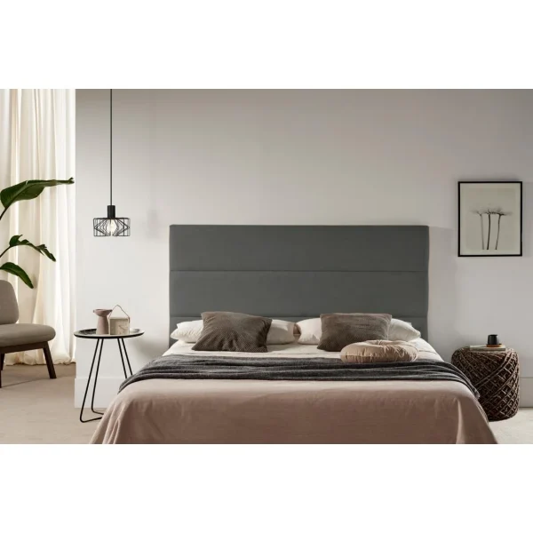 MOONIA-TÊTE DE LIT TAPISSÉE GENOVA AQUALINE 145 X 120 X 8 Cm soldes luxe 3
