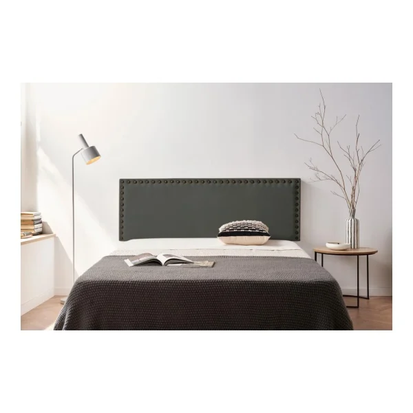 SOLDES TOUT À MOONIA-TÊTE DE LIT TAPISSÉE MODENA AQUALINE 170 X 55 X 8 Cm 3