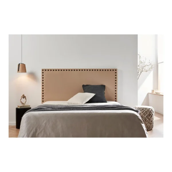MOONIA-TÊTE DE LIT TAPISSÉE MODENA DUO SIMILI CUIR 100 X 120 X 8 Cm pas cher 3
