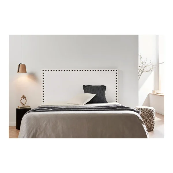 MOONIA-TÊTE DE LIT TAPISSÉE MODENA DUO SIMILI CUIR 145 X 120 X 8 Cm fashion pas cher 3