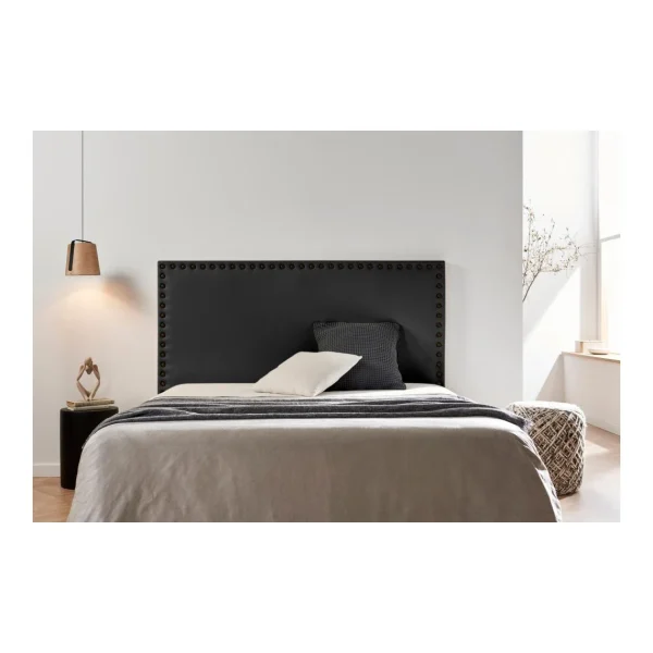 excellente qualité MOONIA-TÊTE DE LIT TAPISSÉE MODENA DUO SIMILI CUIR 145 X 120 X 8 Cm 3