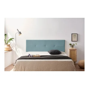Retour Facile et Gratuit MOONIA-TÊTE DE LIT TAPISSÉE NAPOLI AQUALINE 190 X 50 X 5 Cm 8
