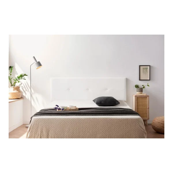 grand choix MOONIA-TÊTE DE LIT TAPISSÉE NAPOLI SIMILI CUIR 115 X 50 X 5 Cm 3