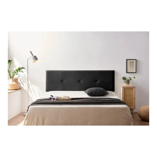 jusqu'à MOONIA-TÊTE DE LIT TAPISSÉE NAPOLI SIMILI CUIR 115 X 50 X 5 Cm 3