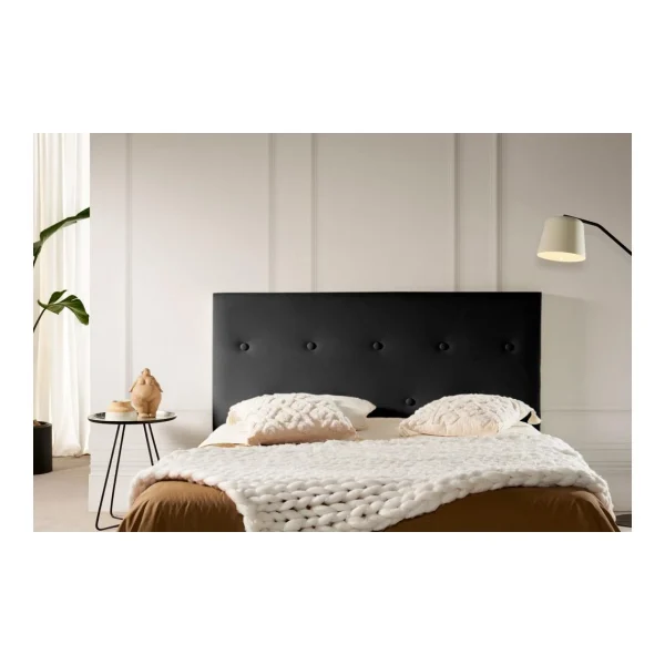 MOONIA-TÊTE DE LIT TAPISSÉE VENICE SIMILI CUIR 160 X 115 X 12 Cm SOLDES TOUT À 3