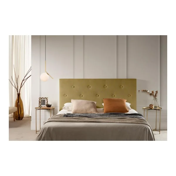 MOONIA-TÊTE DE LIT TAPISSÉE VICTORIA AQUALINE 145 X 115 X 12 Cm vente en ligne pas cher 3