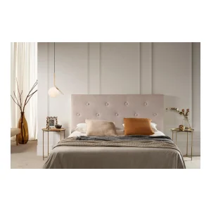 MOONIA-TÊTE DE LIT TAPISSÉE VICTORIA AQUALINE 190 X 115 X 12 Cm à prix très bas 8
