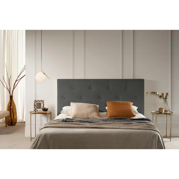 Livraison internationale MOONIA-TÊTE DE LIT TAPISSÉE VICTORIA AQUALINE 210 X 115 X 12 Cm 3