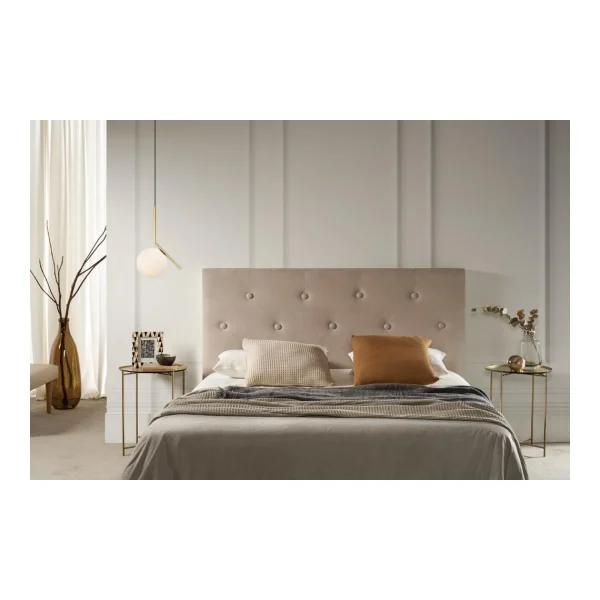 REMISE allant jusqu. MOONIA-TÊTE DE LIT TAPISSÉE VICTORIA AQUALINE 210 X 115 X 12 Cm 3