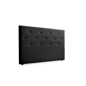 MOONIA-TÊTE DE LIT TAPISSÉE VICTORIA SIMILI CUIR 100 X 115 X 12 Cm boutiqued pas cher 10