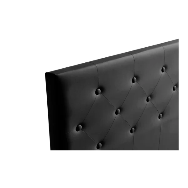 MOONIA-TÊTE DE LIT TAPISSÉE VICTORIA SIMILI CUIR 100 X 115 X 12 Cm boutiqued pas cher 5