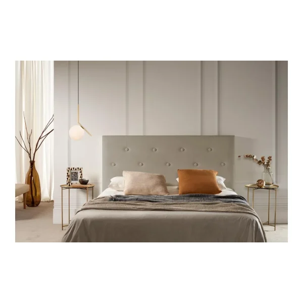 Boutique officielle MOONIA-TÊTE DE LIT TAPISSÉE VICTORIA SIMILI CUIR 160 X 115 X 12 Cm 3