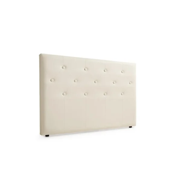 MOONIA-TÊTE DE LIT TAPISSÉE VICTORIA SIMILI CUIR 190 X 115 X 12 Cm REMISE allant jusqu. 4