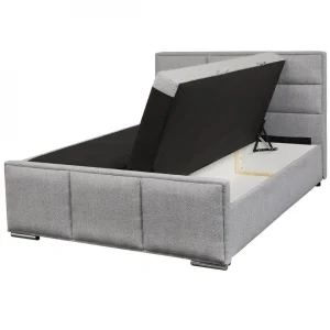 magasin en ligne Altobuy MYLIS – Lit-Coffre Boxspring 160x200cm Eco Tissu Gris 9