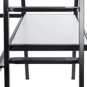 CSTORE OXFORD – Lit Mezzanine Avec Bureau En Métal époxy Noir Sommier Inc… commentaire favorable 13