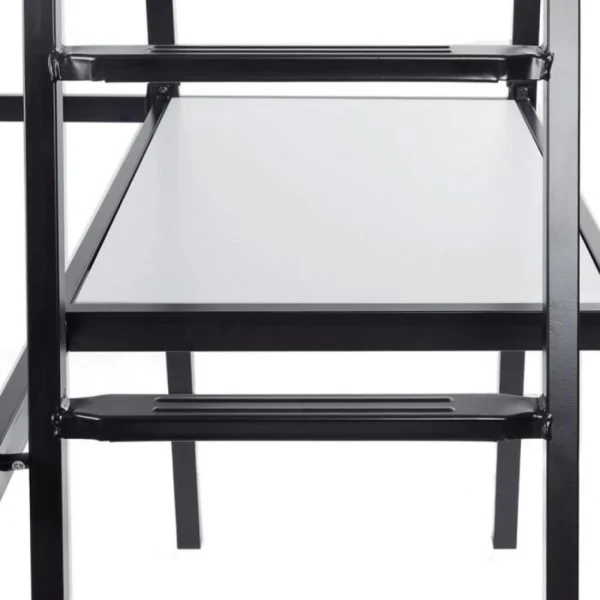 CSTORE OXFORD – Lit Mezzanine Avec Bureau En Métal époxy Noir Sommier Inc… commentaire favorable 5