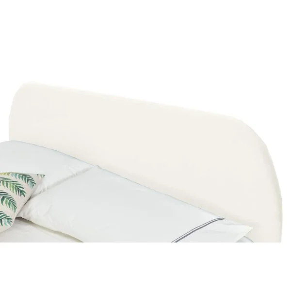remise en ligne CONCEPT USINE PHOENIX – Lit Velours Beige 160×200 Cm 6