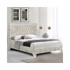 REMISE allant Meubler Design Lit Capitonné Grand Tête De Lit Focuse – Beige – 140×190 17