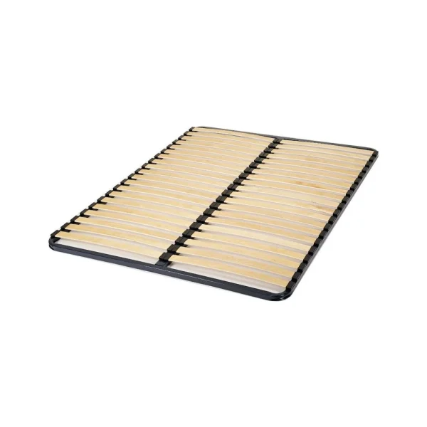 boutique en ligne Promo Matelas Sommier Cadre à Lattes Robuste 20 Lattes 140×190 1