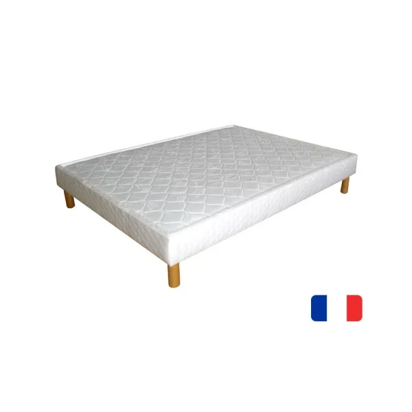 Promo Matelas Sommier Tapissier Cuvette à Ressorts 90×190 destockage 1