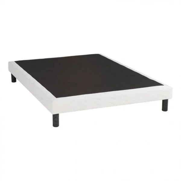 prix de gros Sommier Blanc 160×200 Cm DREAMEA SOMMIER FERME 2 1
