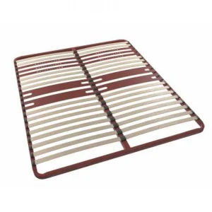 Sommier Bultex Cadre à Lattes 5 Zones 2x90x200 achat pas cher 10