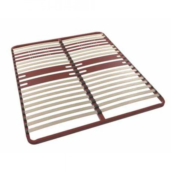 Sommier Bultex Cadre à Lattes 5 Zones 2x90x200 achat pas cher 4