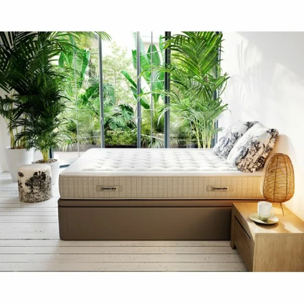 a Prix Discount Sommier Coffre 140×190 Cm DREAMEA EDITION SONNY PU Taupe 3