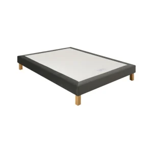 Sommier Gris 140×190 Cm SIMMONS DECO VELOUR achat pas cher 8
