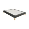 Sommier Gris 140×190 Cm SIMMONS DECO VELOUR achat pas cher 17