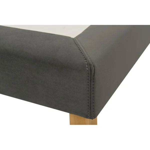 Sommier Gris 140×190 Cm SIMMONS DECO VELOUR achat pas cher 4