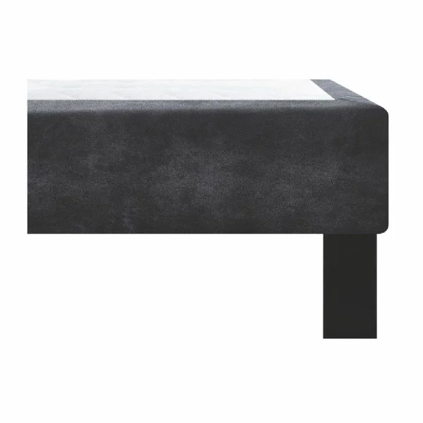 Sommier Gris Nuage 140×190 Cm EPEDA BIEN-ETRE Microfibre soldes en ligne 4