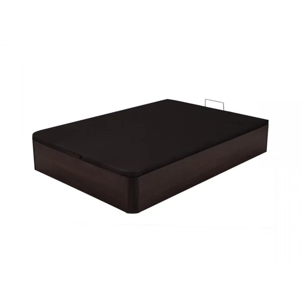 Boutique officielle Vente-unique Sommier Coffre 140 X 190 Cm – Naturel Foncé – HESTIA De DREAMEA PLAY 1