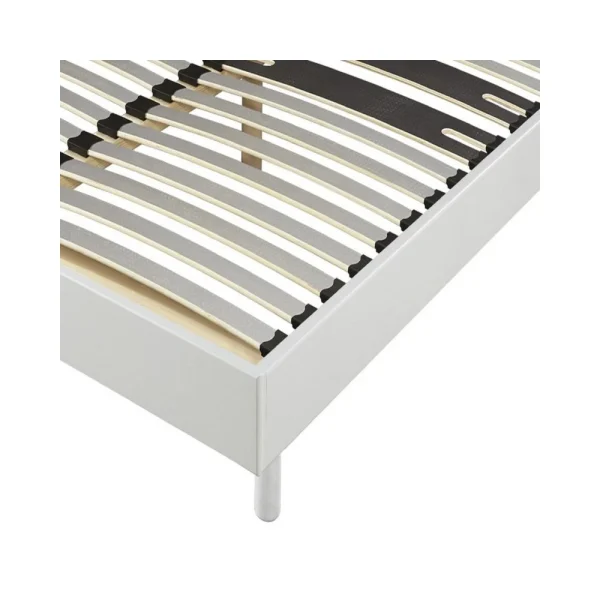 livraison la plus rapide Sommier En Kit 140×190 Cm EBAC DECOKIT Blanc 3