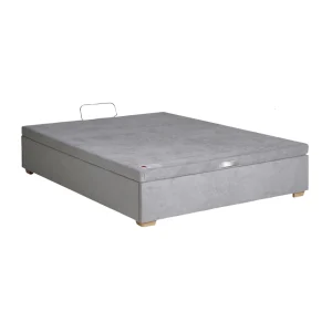 site pas cher Sommier Lit Coffre Epeda HERCULE Velours Gris Souris 140×190 12