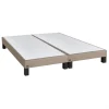 Sommier PU Taupe 2x90x200 Cm DREAMEA EDITION PRIMO REMISE allant jusqu. 5