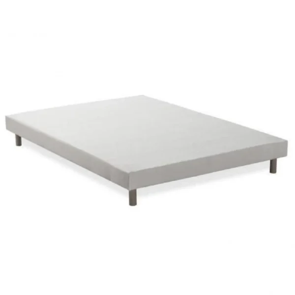 Finlandek Sommier Tapissier A Lattes 160 X 200 – Bois Massif Blanc + Pieds – FIN… Promotio de vente 3