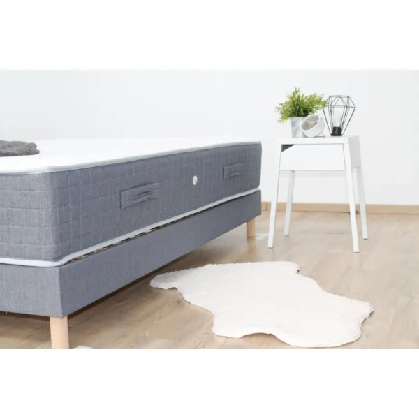 pas cher en vente Idliterie Sommier Tapissier à Lattes Bleu Denim Made In France 4