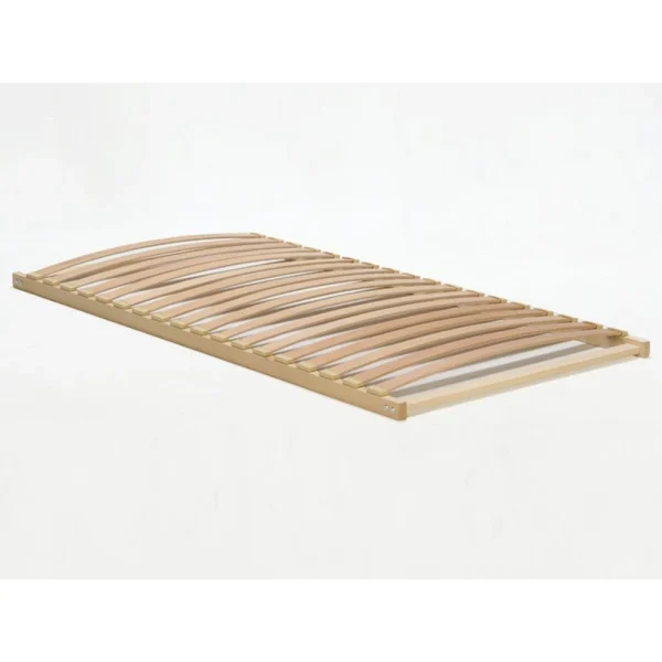 dernière tendance Le Quai Des Affaires Sommier NEVADA 90×190 Cadre Bois 18 Lattes Multiplis / Naturel 1
