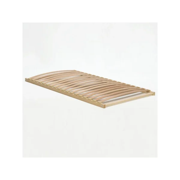 dernière tendance Le Quai Des Affaires Sommier NEVADA 90×190 Cadre Bois 18 Lattes Multiplis / Naturel 3